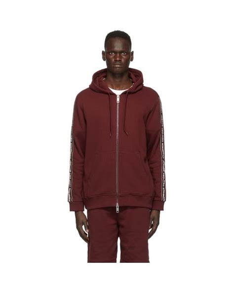 burgundy burberry hoodie|burberry hoodie vintage.